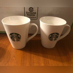 Starbucks Logo Mugs Set of 2